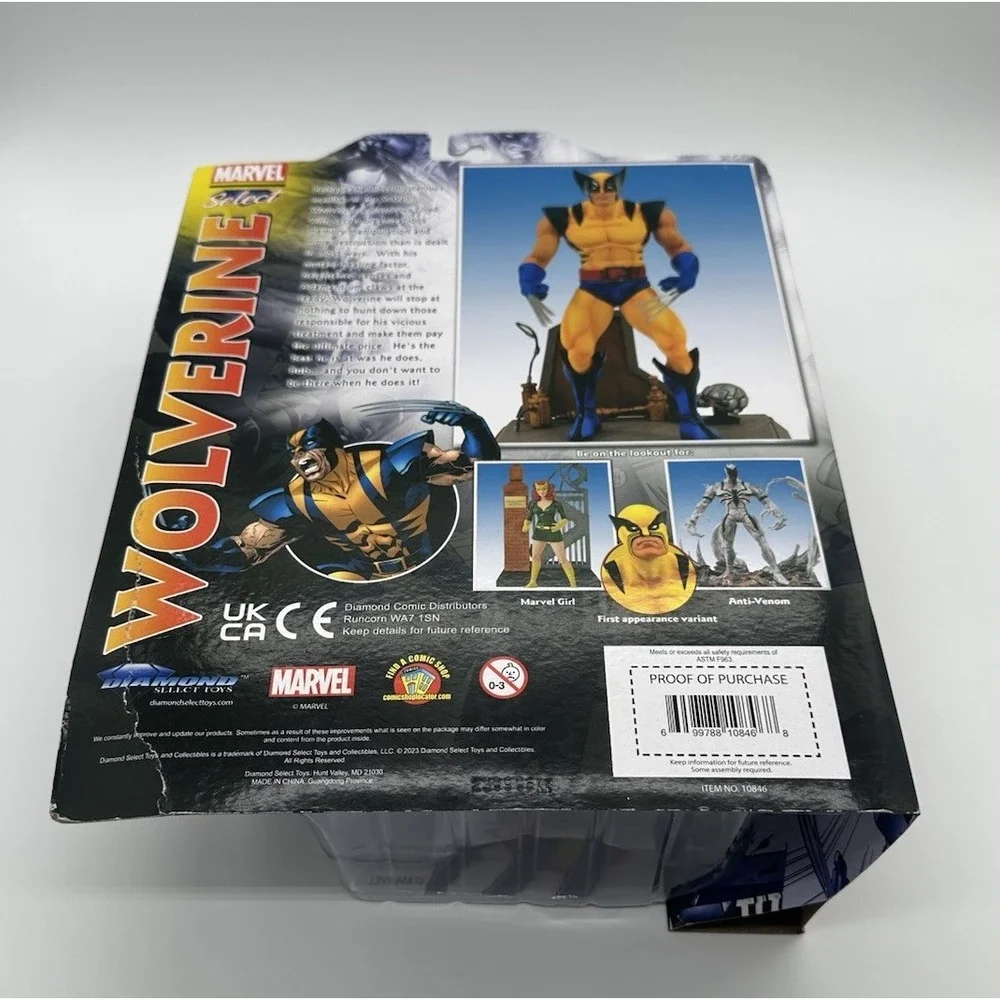MARVEL SELECT WOLVERINE ACTION FIGURE DIAMOND SELECT TOYS NEW SEALED